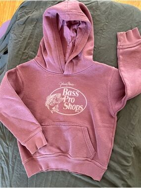 Bass Pro Shops Toddler Hoodie in Mauve Purple
